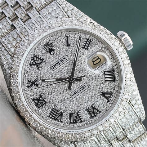 happy jewelers iced out watch.